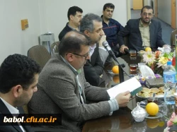 مراسم تودیع سرپرست قدیم  مرکز آقای دکتر لطفی و معارفه سرپرست جدید مرکز آقای دکتر علیمحمدی