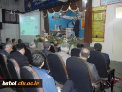 مراسم هفته پژوهش و تجلیل از پژوهشگران با حضور دکتر رضا خانبابایی فوق دکتری فیزیک