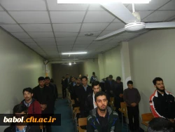 یک دقیقه سکوت  و قیام دانشجویان مرکز در جلسه امتحان به پاس شهدای آتش نشان حادثه پلاسکو