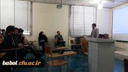 جلسه دفاع اولین دانشجوی   رشته علوم تربیتی در درس کارورزی1