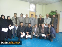 عکس ویژه کارکنان با سرپرست محترم دکتر شریعتی مازندران