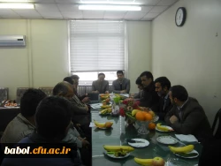 مجمع عمومی کارکنان با سرپرست محترم دکتر شریعتی مازندران