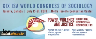 نوزدهمین کنگره جهانی انجمن بین المللی جامعه شناسی کانادا جولای سال ۲۰۱۸ در تورنتو کانادا