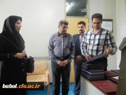 بازدید نماینده نظارت و ارزیابی وزارت علوم از مرکز