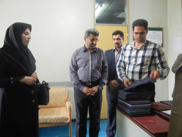 بازدید نماینده نظارت و ارزیابی وزارت علوم از مرکز