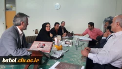 جلسه ستاد کارورزی با حضوراستادان محترم درس کارورزی