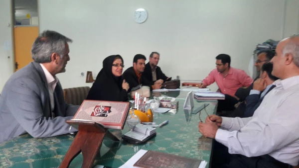 جلسه ستاد کارورزی با حضوراستادان محترم درس کارورزی