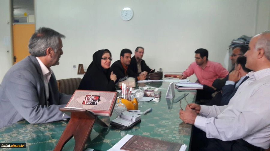 جلسه ستاد کارورزی با حضوراستادان محترم درس کارورزی