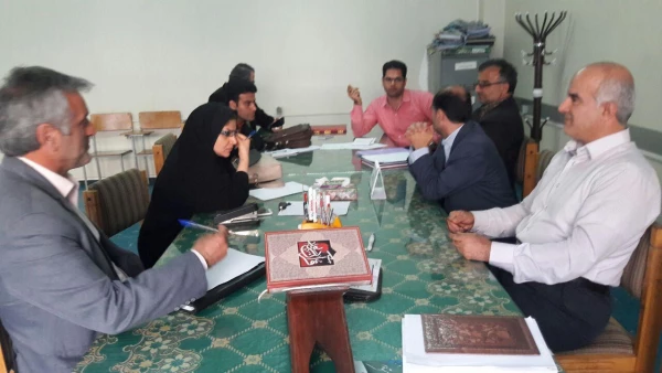 جلسه ستاد کارورزی با حضوراستادان محترم درس کارورزی