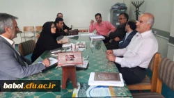 جلسه ستاد کارورزی با حضوراستادان محترم درس کارورزی