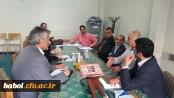 جلسه ستاد کارورزی با حضوراستادان محترم درس کارورزی