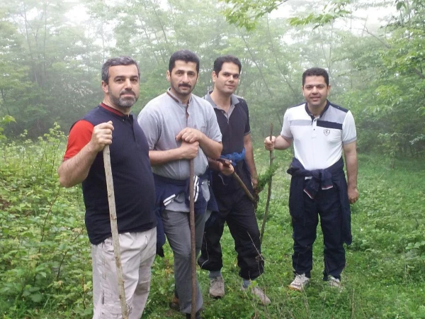 اردوی سیاحتی اساتید و کارکنان مرکز به منطقه زیبای بندپی