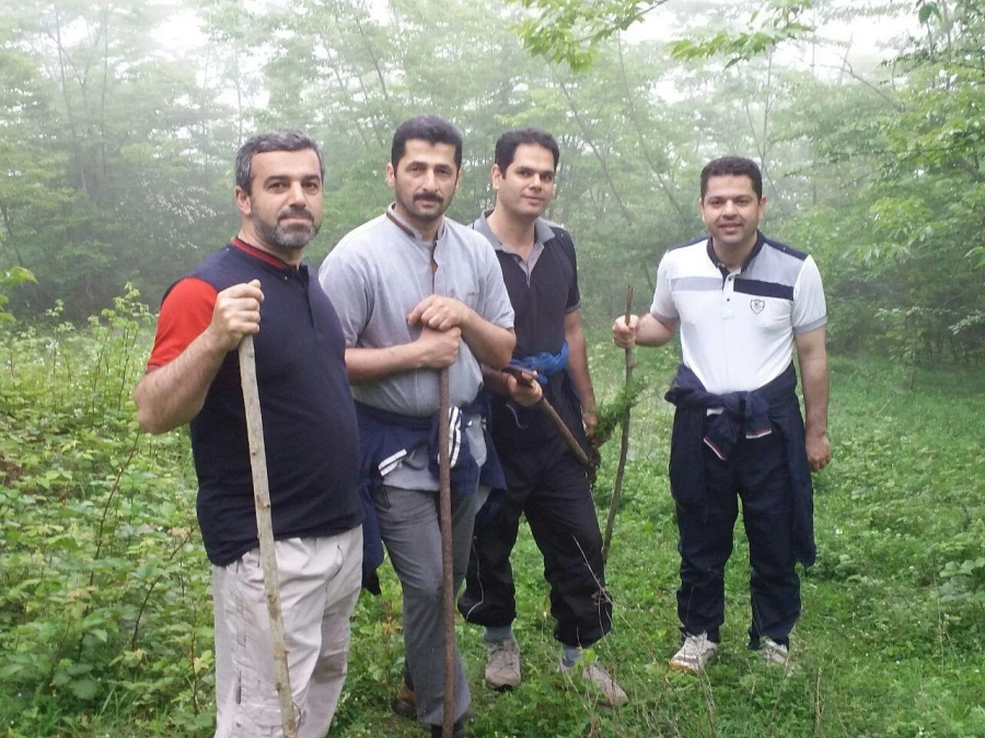 اردوی سیاحتی اساتید و کارکنان مرکز به منطقه زیبای بندپی