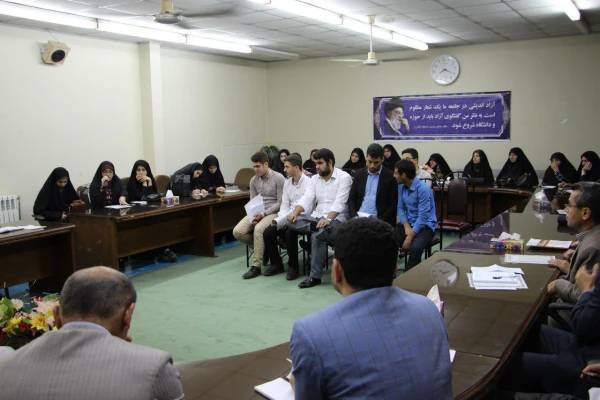 برگزاری جلسه شورای صنفی و کانون تربیت بدنی دانشجویان دانشگاه فرهنگیان استان مازندران در مرکز