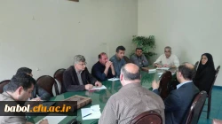 دومین جلسه  مشاوران مرکز شهید رجائی بابل