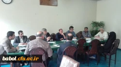 دومین جلسه  مشاوران مرکز شهید رجائی بابل