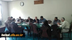 دومین جلسه  مشاوران مرکز شهید رجائی بابل