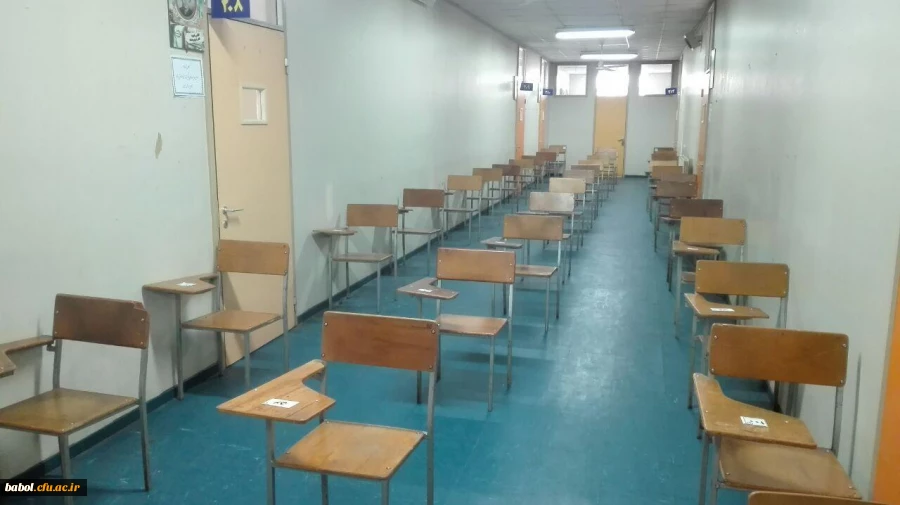 مکان برگزاری امتحان پایان ترم نیمسال دوم تحصیلی 96-95