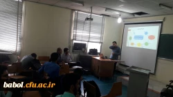 جلسه دفاع دانشجویان علوم تربیتی92درس کارورزی  در نیمسال دوم 96-95