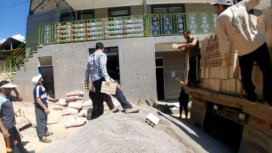 اردوی جهادی دانشجو معلمان مرکز به روستای چالو