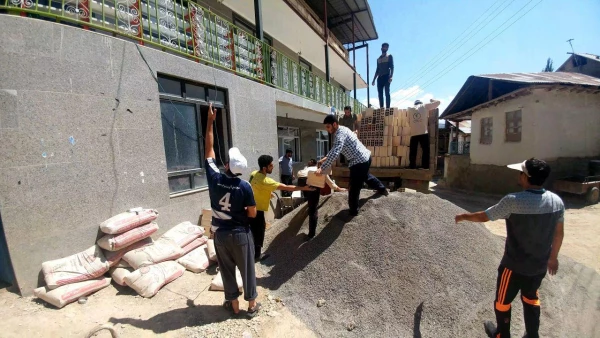 اردوی جهادی دانشجو معلمان مرکز به روستای چالو