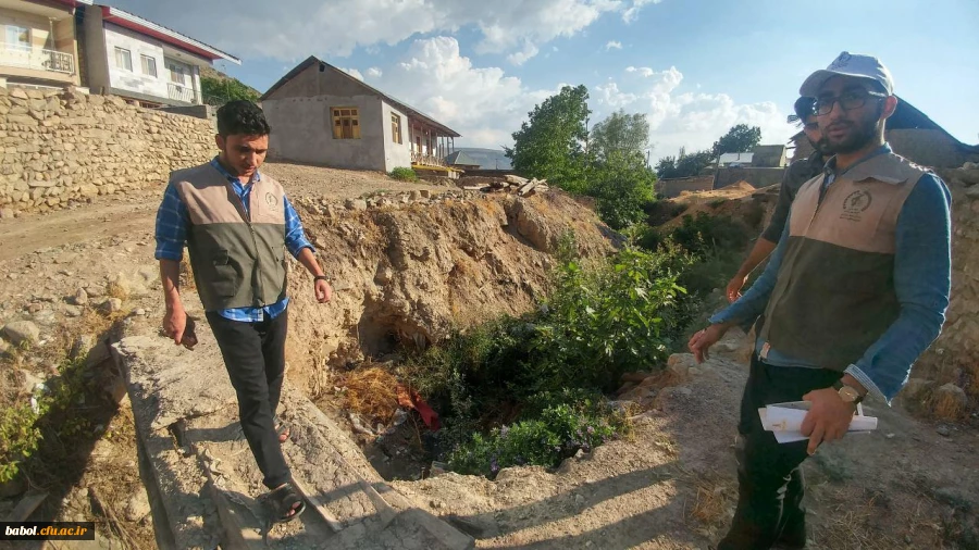اردوی جهادی دانشجو معلمان مرکز به روستای چالو