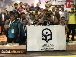 کسب مقام قهرمانی تیم  کشتی  مازندران در المپیاد ورزشی دانشجویان دانشگاه فرهنگیان  در اراک