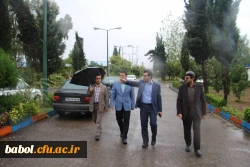 حضور و بازدید سرپرست محترم شهرداری بابل از بخش های مختلف مرکز