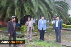 حضور و بازدید سرپرست محترم شهرداری بابل از بخش های مختلف مرکز