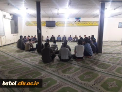 جلسه ی شورای صنفی مرکز به همراه مسولین مرکز با نمایندگان خوابگاه ها