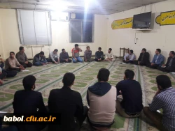 جلسه ی شورای صنفی مرکز به همراه مسولین مرکز با نمایندگان خوابگاه ها