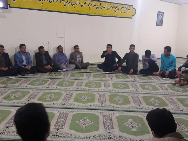 جلسه ی شورای صنفی مرکز به همراه مسولین مرکز با نمایندگان خوابگاه ها