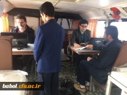 برنامه اهدای خون باحضور  کارکنان اداری و دانشجویان  معلمان مرکز