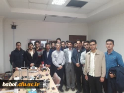 دیدارکارشناسان آموزش و پژوهش و اعضای انجمن های علمی دانشجویان با استاد پژوهشگر فوق دکتری فیزیک و عضوهیات علمی دانشگاه صنعتی نوشیروانی آقای دکتر رضا  خانبابایی