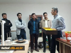 دیدارکارشناسان آموزش و پژوهش و اعضای انجمن های علمی دانشجویان با استاد پژوهشگر فوق دکتری فیزیک و عضوهیات علمی دانشگاه صنعتی نوشیروانی آقای دکتر رضا  خانبابایی