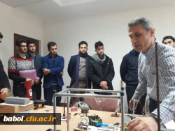 دیدارکارشناسان آموزش و پژوهش و اعضای انجمن های علمی دانشجویان با استاد پژوهشگر فوق دکتری فیزیک و عضوهیات علمی دانشگاه صنعتی نوشیروانی آقای دکتر رضا  خانبابایی