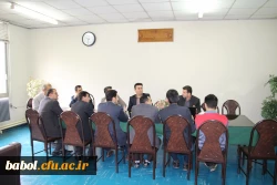 حضور مسئولین نظارت و ارزیابی  و آموزش دانشگاه فرهنگیان استان در مرکز