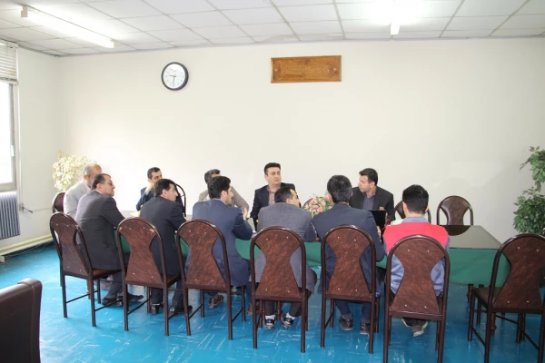 حضور مسئولین نظارت و ارزیابی  و آموزش دانشگاه فرهنگیان استان در مرکز