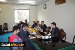 حضور مسئولین نظارت و ارزیابی  و آموزش دانشگاه فرهنگیان استان در مرکز