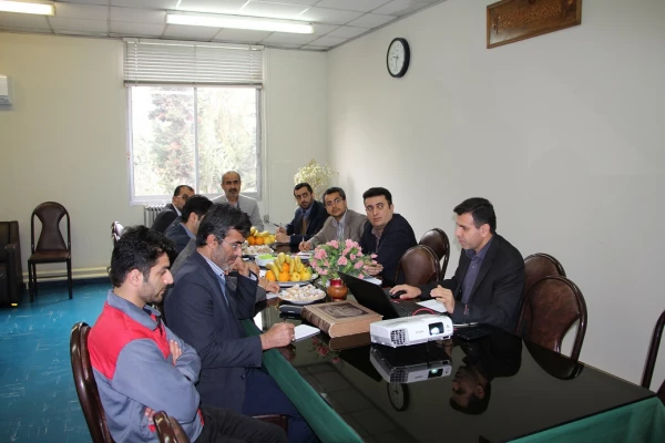 حضور مسئولین نظارت و ارزیابی  و آموزش دانشگاه فرهنگیان استان در مرکز