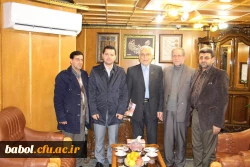 دیدار سرپرست مرکز و هیئت همراه با جناب آقای شهیر ی مدیر قرض الحسنه ولی عصر بابل