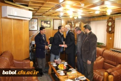 دیدارسرپرست مرکز و هیئت همراه با جناب آقای شهیر ی مدیر قرض الحسنه ولی عصر بابل