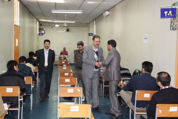 آزمون پایان ترم نیمسال اول تحصیلی 96-97 مرکز با حضور معاونت محترم آموزشی و پژوهشی پردیس دکتر شریعتی ساری