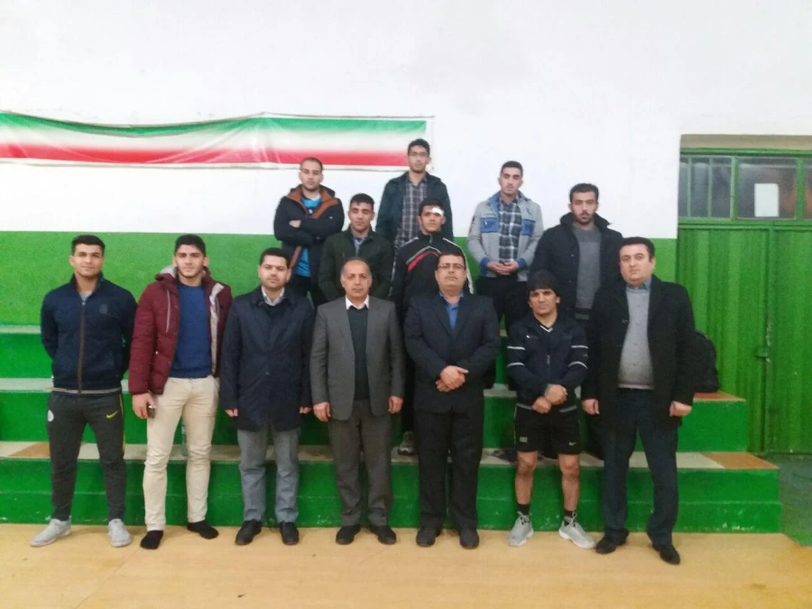 تمرینات اماده سازی تیم کشتی دانشگاه فرهنگیان