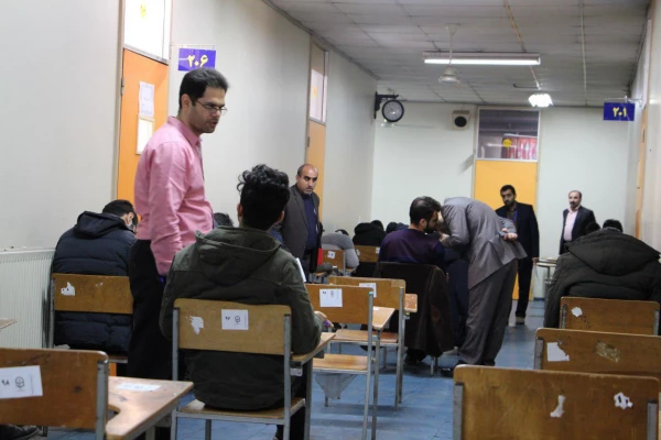 بازدید سرپرست دانشگاه فرهنگیان استان مازندران  از برگزاری امتحانات پایان ترم