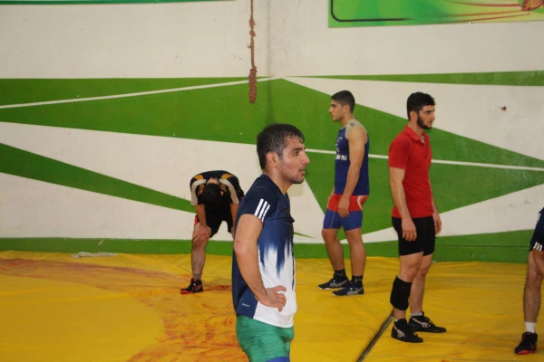 بازدید مسئولین مرکز از تمرینات آماده سازی دانشجو معلمان  در رشته کشتی