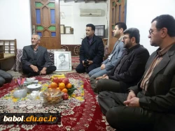دیدار سرپرست و همکاران مرکز از خانواده محترم شهید دیّاری