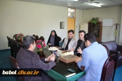 بازدید نمایندگان نظارت و ارزیابی کیفیت دانشگاه فرهنگیان آقای دکتر نظری و خانم مظهری و استان آقای کرامتی از مرکز