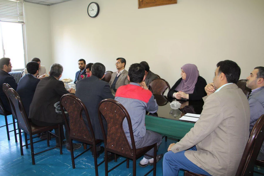 جلسه نماینده نظارت و ارزیابی کیفیت دانشگاه فرهنگیان آقای دکتر نوری با همکاران مرکز