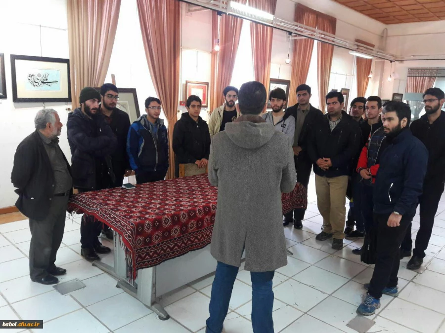 بازدید دانشجومعلمان مرکزاز نمایشگاه خوشنویسی سوگواره یاس بابل